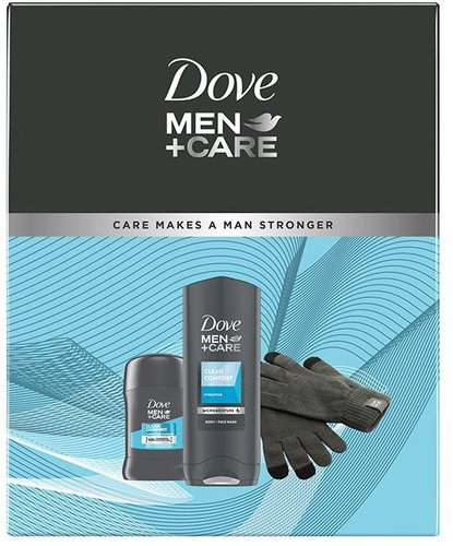 DOVE Men+Care Clean Comfrot gift box with gloves - Cosmetic Gift Set - Main image