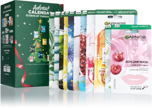 GARNIER Skin Naturals advent calendar with textile masks - Advent Calendar - Main image