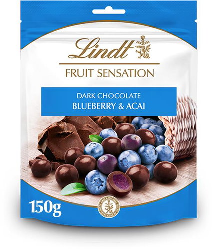 Lindt Sensation Fruit Blueberries & Acai 150g - Sweets - Main image
