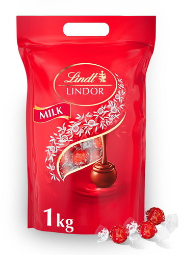LINDT Lindor Pralines Milk Chocolate 1000 g - Sweets - Main image