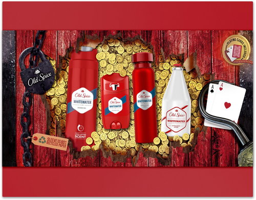 OLD SPICE Gift Set with Playing Cards Set 550 ml - Cosmetic Gift Set - Main image