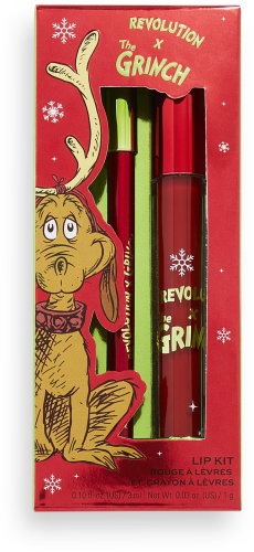 REVOLUTION The Grinch X Revolution Little Max Lip Set - Cosmetic Gift Set - Main image