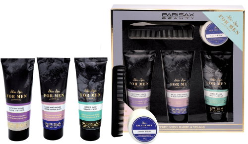 ParisAx Beard and Skin Care Set for Men - 5 pcs - Men's Cosmetic Set - Main image