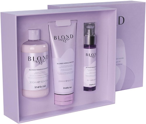 INEBRYA BLONDesse Blonde Miracle Kit Set 600 ml - Cosmetic Gift Set - Main image