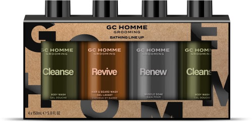 GRACE COLE Pánská mini dárková sada péče o tělo - Mandarinka, Bergamot & Rozmarýn 4 ks - Men's Cosmetic Set - Main image