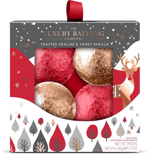 GRACE COLE Set of sparkling balls 4 × 50 g - Cosmetic Gift Set - Main image