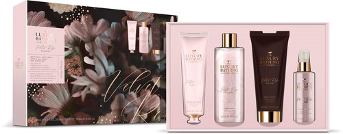 Testápoló ajándék szett - Rózsa & Bazsarózsa 4 db - Kozmetikai ajándékcsomag - Fő fotó