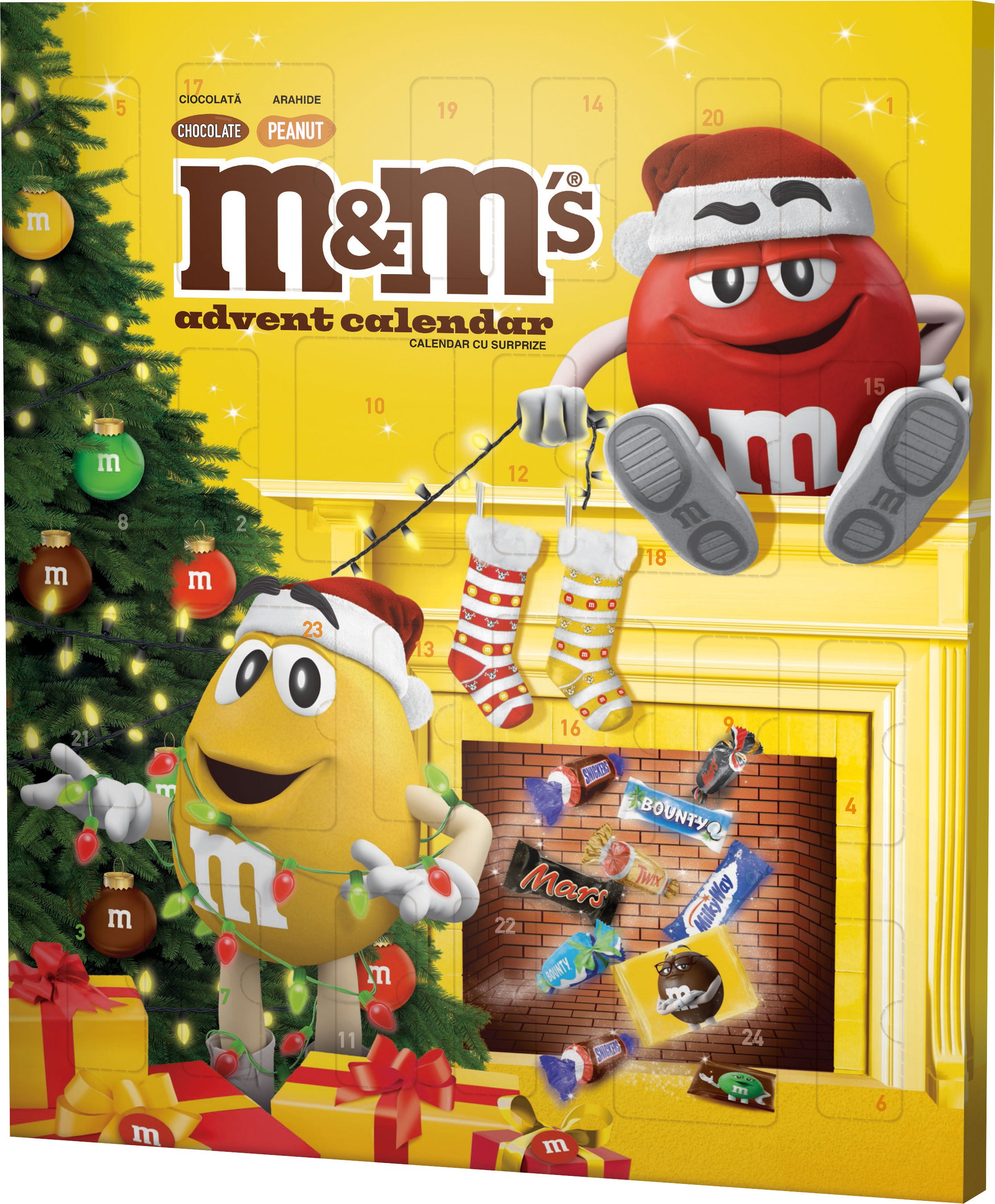 M&m and store friends advent calendar