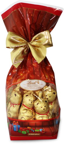 LINDT Teddy Tree Decoration 120 g - Chocolate - Main image