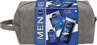 Kozmetikai ajándékcsomag NIVEA MEN Anti-Age Hyaluron Bag 400 ml - Dárková kosmetická sada