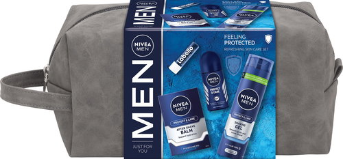 NIVEA MEN Bag Protect 2023 355ml - Kozmetikai ajándékcsomag - Fő fotó