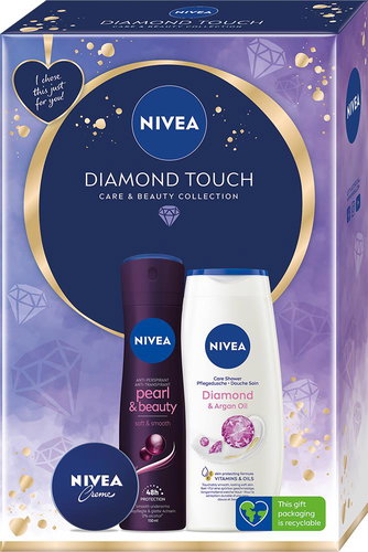 NIVEA Diamond Touch Set 430 ml - Cosmetic Gift Set - Main image