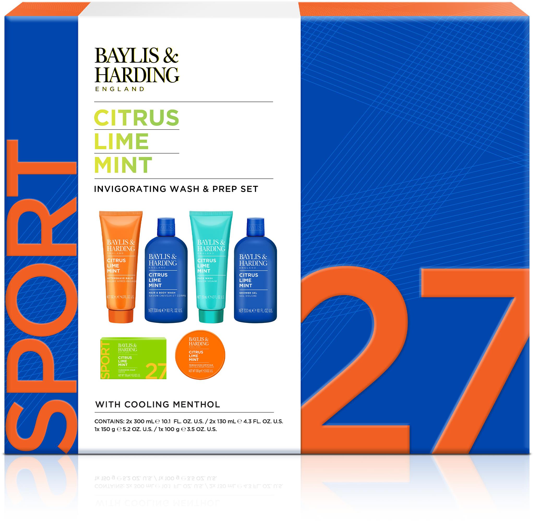 BAYLIS and HARDING Férfi testápoló ajándék szett 6 db - Lime és Menta 860 ml