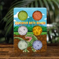 BAYLIS & HARDING Dinosaurus Sada šumivých koulí - Jantar 6 × 45 g - Cosmetic Gift Set