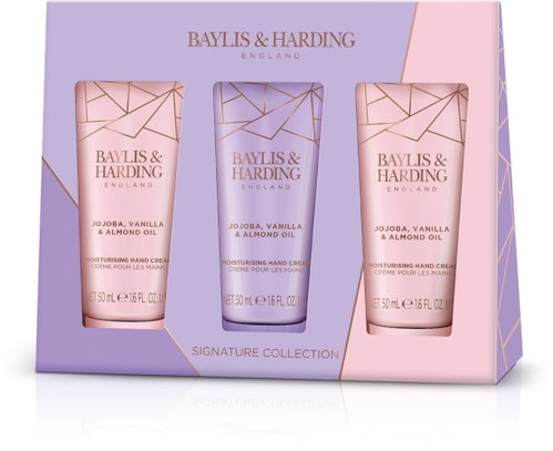 BAYLIS & HARDING Sada krémů na ruce - Jojoba & Vanilka 3 × 50 ml - Cosmetic Gift Set - Main image