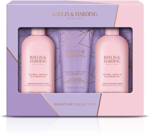 BAYLIS & HARDING Sada péče o tělo 3 ks - Jojoba & Vanilka 800 ml - Cosmetic Gift Set - Main image