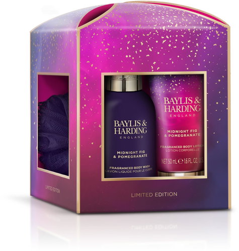 BAYLIS & HARDING Sada péče o tělo 3 ks - Fík & granátové jablko 150 ml - Cosmetic Gift Set - Main image