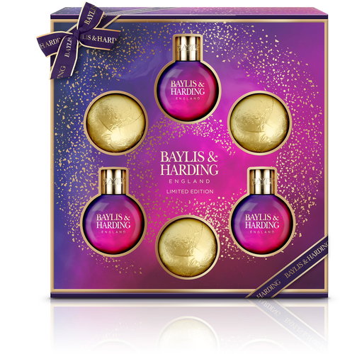 BAYLIS & HARDING Dárková sada péče o tělo 6 ks - Fík & granátové jablko 300 ml - Cosmetic Gift Set - Main image