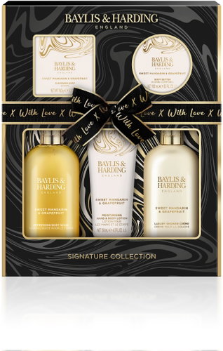 BAYLIS & HARDING Boudoire Sada péče o tělo 5 ks - Mandarinka & grepfruit 830 ml - Cosmetic Gift Set - Main image