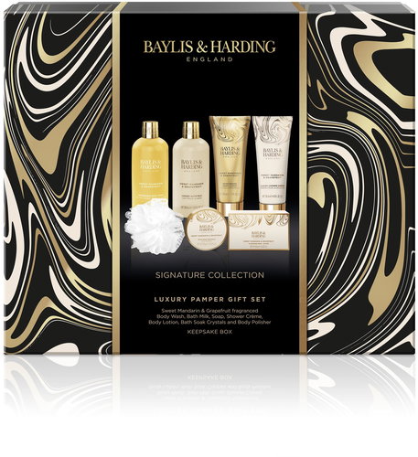 BAYLIS & HARDING Testápoló ajándékkészlet 7 db - Mandarin & Grapefruit 860 ml - Kozmetikai ajándékcsomag - Fő fotó