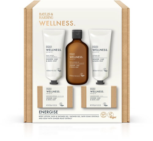 BAYLIS & HARDING Testápoló ajándék szett 5 db - Gyömbér citrom és bazsalikom 560 ml - Kozmetikai ajándékcsomag - Fő fotó