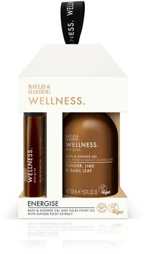 BAYLIS & HARDING Ener gizzing duo 2 pcs - Ginger Lemon & Basil 112 ml - Cosmetic Gift Set - Main image