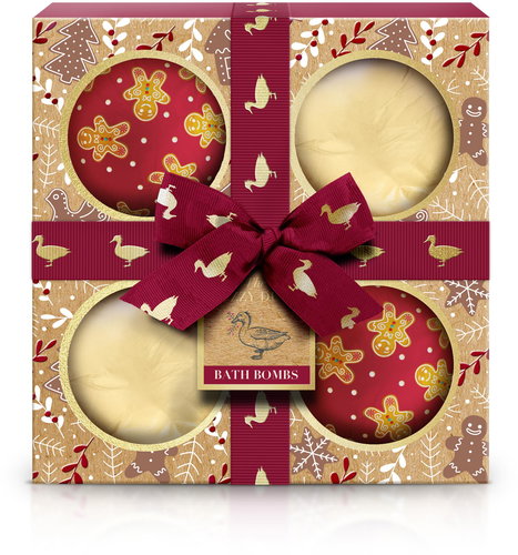 BAYLIS & HARDING Sada šumivých koulí - Zimní království 4 × 120 g - Cosmetic Gift Set - Main image