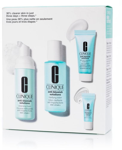CLINIQUE Collection Anti Blemish Solutions Set 128 ml - Cosmetic Gift Set - Main image