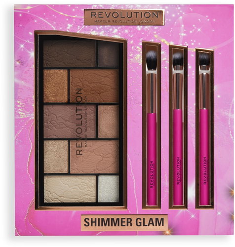 REVOLUTION Shimmer Glam Eye Set Gift Set - Kozmetikai ajándékcsomag - Fő fotó
