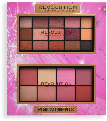 REVOLUTION Pink Moments Face & Eye Gift Set - Cosmetic Gift Set - Main image