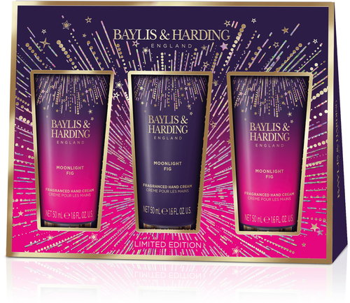 BAYLIS & HARDING Fig & Pomegranate Hand Cream Set 150 ml - Cosmetic Gift Set - Main image