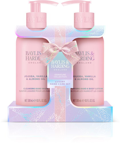 BAYLIS & HARDING Hand Care Gift Set Jojoba, Vanilla & Almond Oil 600 ml - Cosmetic Gift Set - Main image