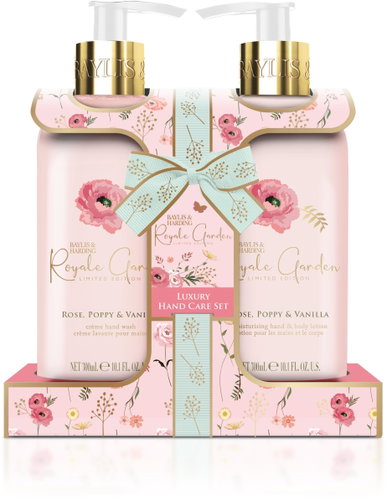 BAYLIS & HARDING Hand Care Set Rose, Poppy & Vanilla 600 ml - Cosmetic Gift Set - Main image