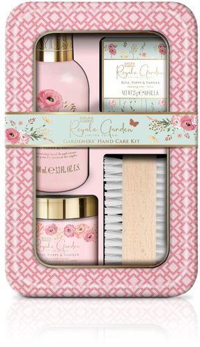 BAYLIS & HARDING Hand care gift set in tin box Rose, Poppy & Vanilla 100 ml - Cosmetic Gift Set - Main image