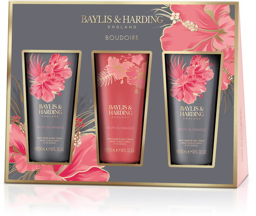 BAYLIS & HARDING Sada krémů na ruce Banán, Broskev & Pomerančový květ 150 ml - Dárková kosmetická sada - Hlavní obrázek