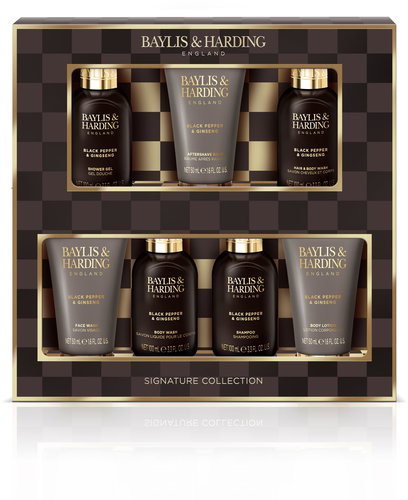 BAYLIS & HARDING Black pepper & Ginseng 550 ml body care gift set - Men's Cosmetic Set - Main image