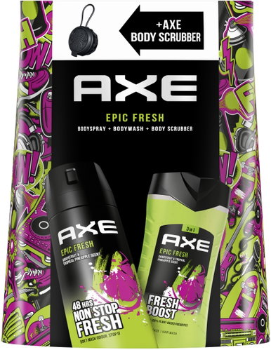 AXE Epic Fresh Christmas sponge cartridge 400 ml - Men's Cosmetic Set - Main image