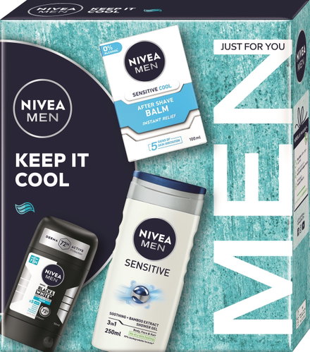 NIVEA MEN Box Balm Cooling 2024 400 ml - Men's Cosmetic Set - Main image