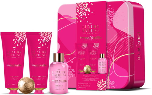 GRACE COLE Body care gift set in tin box Vanilla & Almond 150 ml - Cosmetic Gift Set - Main image