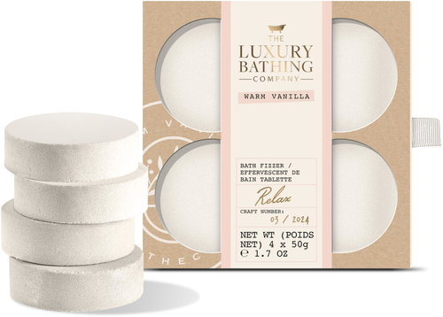 GRACE COLE Gift set of sparkling bath tablets Vanilla 4pcs - Cosmetic Gift Set - Main image