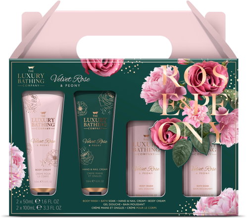 GRACE COLE Body Care Gift Set Rose & Peony 300 ml - Cosmetic Gift Set - Main image