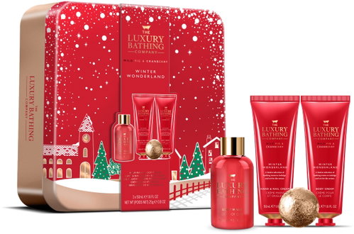 GRACE COLE Body care gift set in tin box Fig & Cranberry 150 ml - Cosmetic Gift Set - Main image
