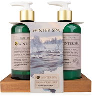 ACCENTRA Winter Spa on a wooden tray 580 ml - Cosmetic Gift Set