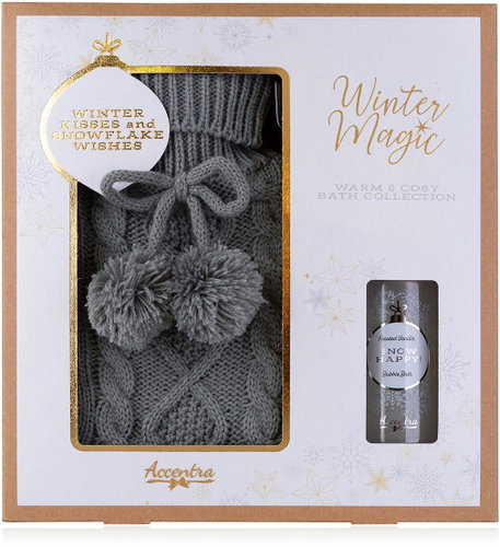 ACCENTRA Winter Magic with water heater/water bottle with knitted packaging 100 ml - Cosmetic Gift Set - Main image