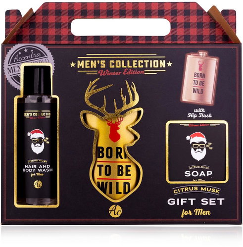 ACCENTRA Men´s Collection Winter Edition with flask 150 ml - Men's Cosmetic Set - Main image