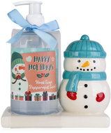 ACCENTRA Snowman Winter Classics s pumpičkou na keramickém dekorativním podstavci 350 ml - Liquid Soap