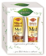BIONE COSMETICS Dárková sada Med + Q10 700 ml - Cosmetic Gift Set
