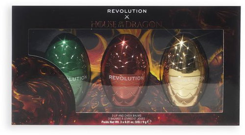 REVOLUTION House of Dragon Egg Lip and Cheek Balm Set - Cosmetic Gift Set - Main image