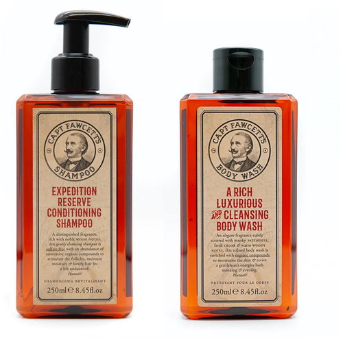 CAPTAIN FAWCETT Gift Set Body Wash & Shampoo 500 ml - Men's Cosmetic Set - Main image