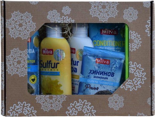 MILVA Sulphur and Quinine 687 ml - Cosmetic Gift Set - Main image